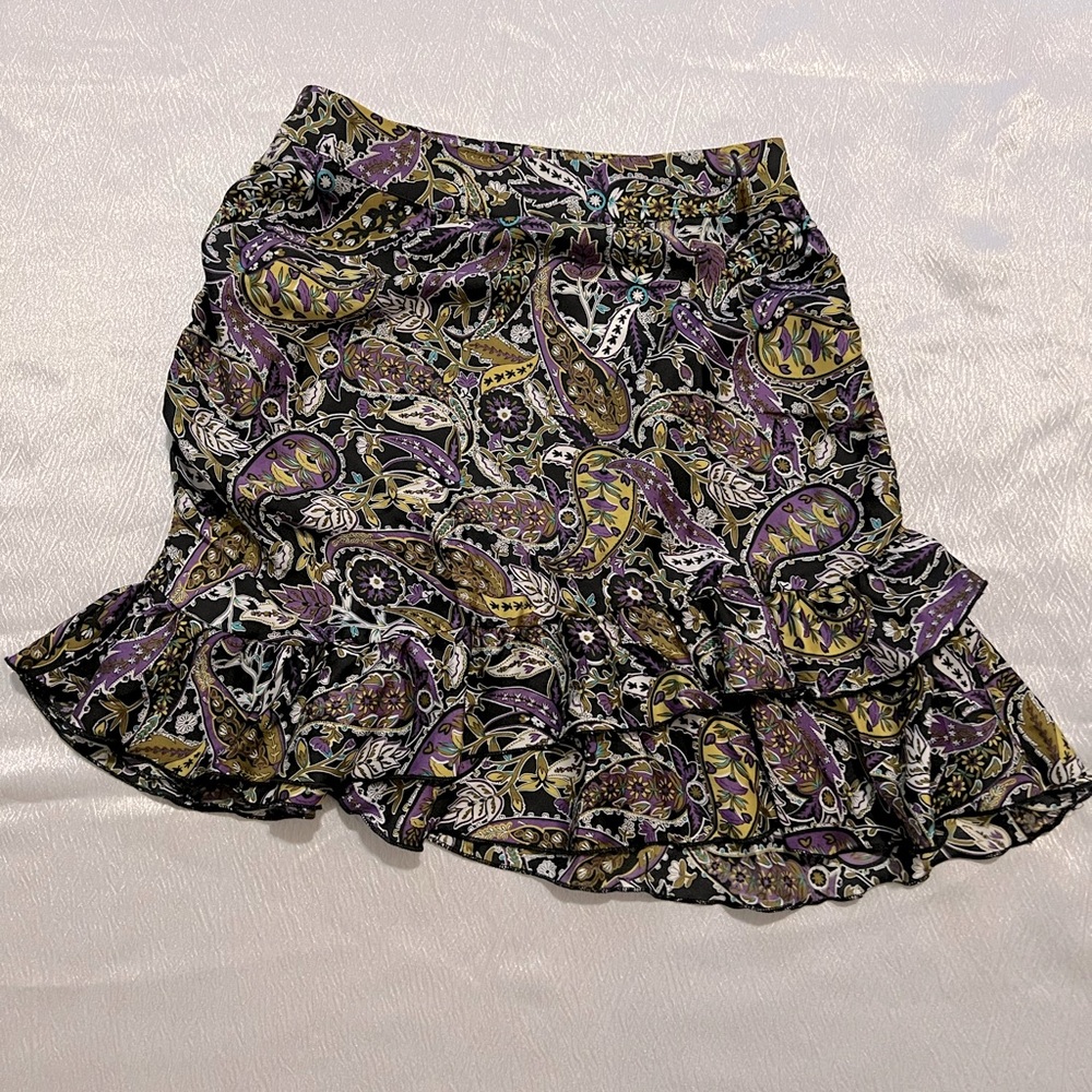 Abstract mini skirt